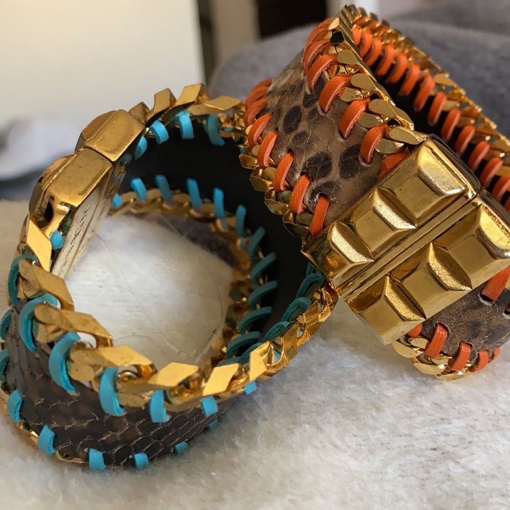 Ikonita Wild Collection Leather Python Bracelet - image 6